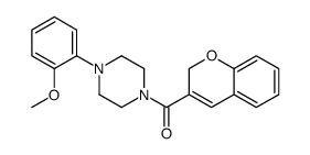 2H-chromen-3-yl-[4-(2-methoxyphenyl)piperazin-1-yl]methanone Structure