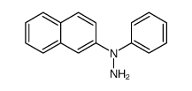 1-naphthalen-2-yl-1-phenylhydrazine Structure