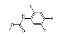 (4,5-difluoro-2-iodo-phenyl)-carbamic acid methyl ester Structure