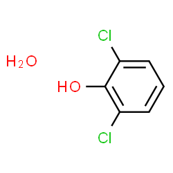 Phenol,2,6-dichloro-,monohydrate (9CI)结构式