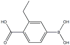 4-borono-2-ethylbenzoic acid Structure