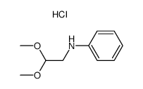 anilino-acetaldehyde dimethylacetal, hydrochloride Structure