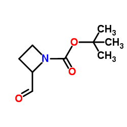 tert-Butyl 2-formylazetidine-1-carboxylate Structure