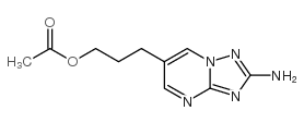 3-(2-氨基[1,2,4]噻唑并[1,5-a]-6-嘧啶)乙酸丙酯结构式