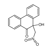 10-hydroxy-10-(nitromethyl)phenanthren-9(10H)-one Structure
