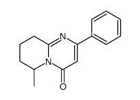 6-Methyl-2-phenyl-6,7,8,9-tetrahydro-pyrido[1,2-a]pyrimidin-4-one结构式