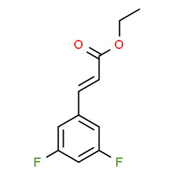 ethyl (E)-3-(3,5-difluorophenyl)acrylate Structure