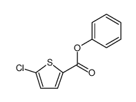 2-Thiophenecarboxylic acid, 5-chloro-, phenyl ester Structure