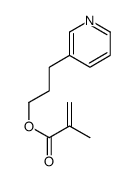3-pyridin-3-ylpropyl 2-methylprop-2-enoate结构式