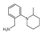 [2-(2-methylpiperidin-1-yl)phenyl]methanamine Structure