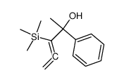 2-phenyl-3-(trimethylsilyl)-3,4-pentadien-2-ol Structure