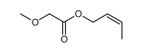(Z)-2-butenyl 2-methoxyacetate结构式