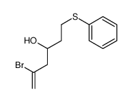 5-bromo-1-phenylsulfanylhex-5-en-3-ol Structure