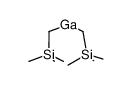 bis((trimethylsilyl)methyl)gallium hydride Structure