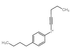 (4-丁基苯基)-1-戊炔-1-基-碘结构式