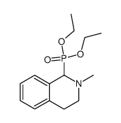 diethyl (2-methyl-1,2,3,4-tetrahydroisoquinolin-1-yl)phosphonate Structure