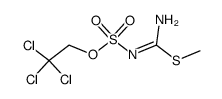 S-methyl-N-(2,2,2-trichloroethoxysulfonyl)isothiourea结构式