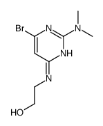 2-[[6-bromo-2-(dimethylamino)pyrimidin-4-yl]amino]ethanol结构式