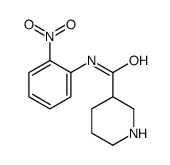 PIPERIDINE-3-CARBOXYLIC ACID (2-NITRO-PHENYL)-AMIDE Structure