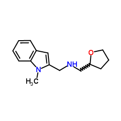 1-(1-Methyl-1H-indol-2-yl)-N-(tetrahydro-2-furanylmethyl)methanamine结构式