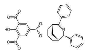 (1S,4S,5R)-2,4-Diphenyl-3-aza-bicyclo[3.3.1]non-2-ene; compound with picric acid Structure