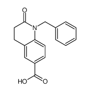 1-benzyl-2-oxo-3,4-dihydroquinoline-6-carboxylic acid结构式