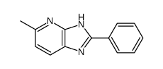 5-methyl-2-phenyl-1H-imidazo[4,5-b]pyridine结构式