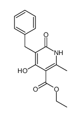 3-Benzyl-5-ethoxycarbonyl-4-hydroxy-6-methyl-pyridin-2(1H)-on Structure