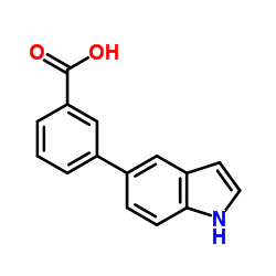3-(1H-Indol-5-yl)benzoic acid picture