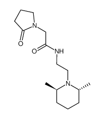N-[2-((2R,6R)-2,6-Dimethyl-piperidin-1-yl)-ethyl]-2-(2-oxo-pyrrolidin-1-yl)-acetamide Structure