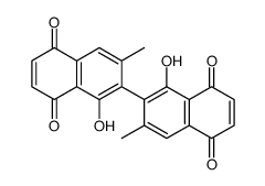 5-hydroxy-6-(1-hydroxy-3-methyl-5,8-dioxonaphthalen-2-yl)-7-methylnaphthalene-1,4-dione Structure