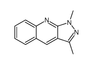 1,3-dimethylpyrazolo[3,4-b]quinoline结构式