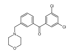 3,5-DICHLORO-3'-MORPHOLINOMETHYL BENZOPHENONE图片