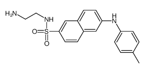 2-4-toluidinylnaphthalene-6-(N-beta-ethylamine)sulfonamide结构式