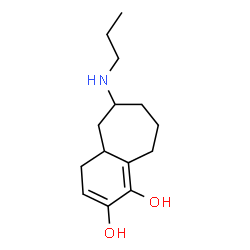 1,2-dihydroxy-6-(N-(2-methylethyl)amino)-6,7,8,9-tetrahydrobenzocycloheptene Structure