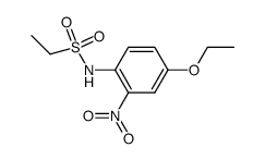 ethanesulfonic acid-(4-ethoxy-2-nitro-anilide)结构式