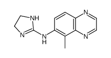 N-(4,5-dihydro-1H-imidazol-2-yl)-5-methylquinoxalin-6-amine结构式