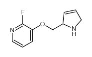 3-(2,5-Dihydro-1H-pyrrol-2-ylmethoxy)-2-fluoro-pyridine Structure