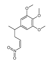 1,2,3-trimethoxy-5-(5-nitropent-4-en-2-yl)benzene结构式