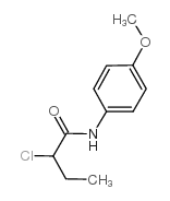 2-chloro-n-(4-methoxyphenyl)butanamide结构式