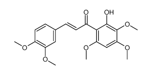 2'-hydroxy-3,4,3',4',6'-pentamethoxychalcone Structure