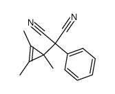 (1,2,3-trimethylcyclopropenyl)phenylmalononitrile Structure