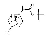 (5,7-dibromo-adamantan-2-yl)-carbamic acid tert-butyl ester结构式