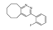 3-(2-fluorophenyl)-5,6,7,8,9,10-hexahydrocycloocta[c]pyridazine结构式