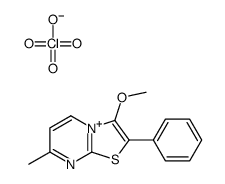 3-methoxy-7-methyl-2-phenyl-[1,3]thiazolo[3,2-a]pyrimidin-4-ium,perchlorate结构式