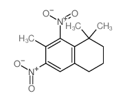 1,1,7-trimethyl-6,8-dinitro-tetralin结构式