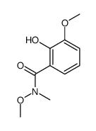 2-hydroxy-N,3-dimethoxy-N-methylbenzamide Structure