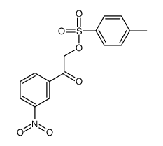 [2-(3-nitrophenyl)-2-oxoethyl] 4-methylbenzenesulfonate Structure