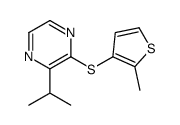 2-(1-methylethyl)-3-[(2-methyl-3-thienyl)thio]pyrazine结构式
