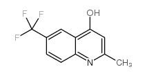 2-methyl-6-trifluoromethyl-4-quinolinol结构式